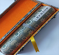 富县书画装裱案例